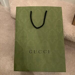 Gucci Shopping Bag with Receipt Envelope